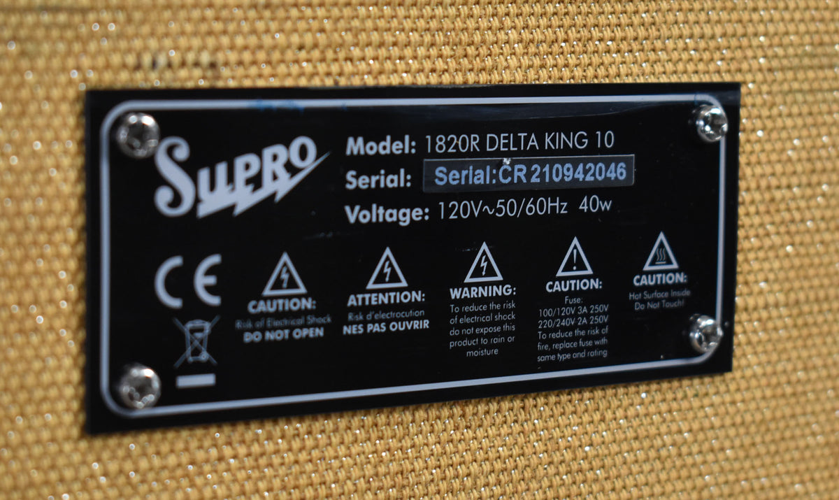 Supro Delta King 10 1x10 Combo Amplifier