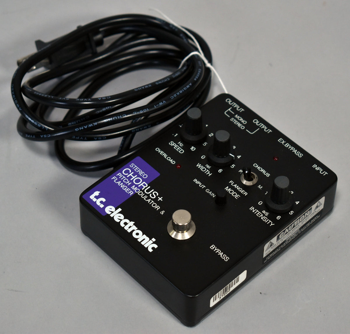 TC Electronic Stereo Chorus+ Pitch Modulator & Flanger Pedal Reissue