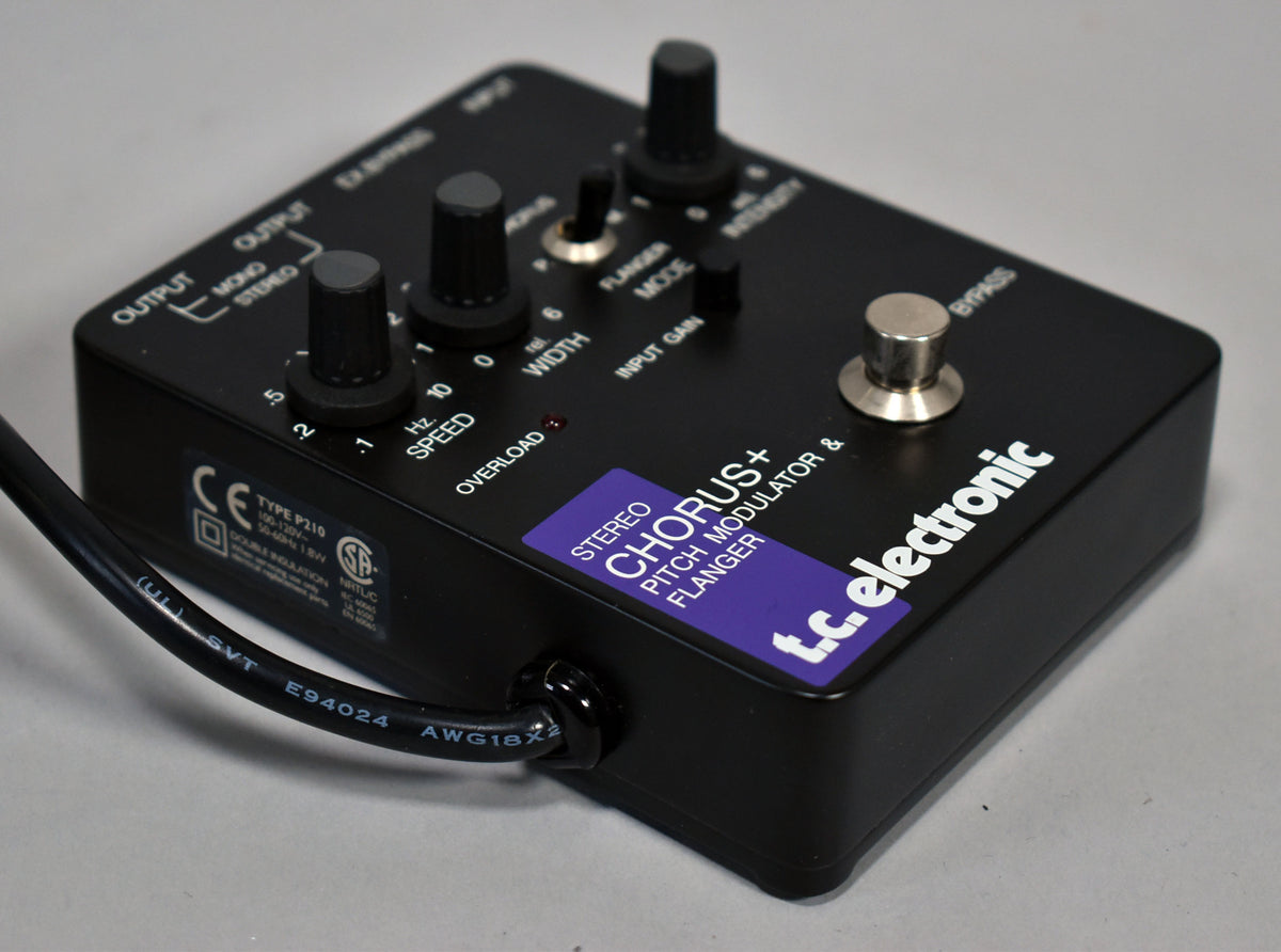 TC Electronic Stereo Chorus+ Pitch Modulator & Flanger Pedal Reissue