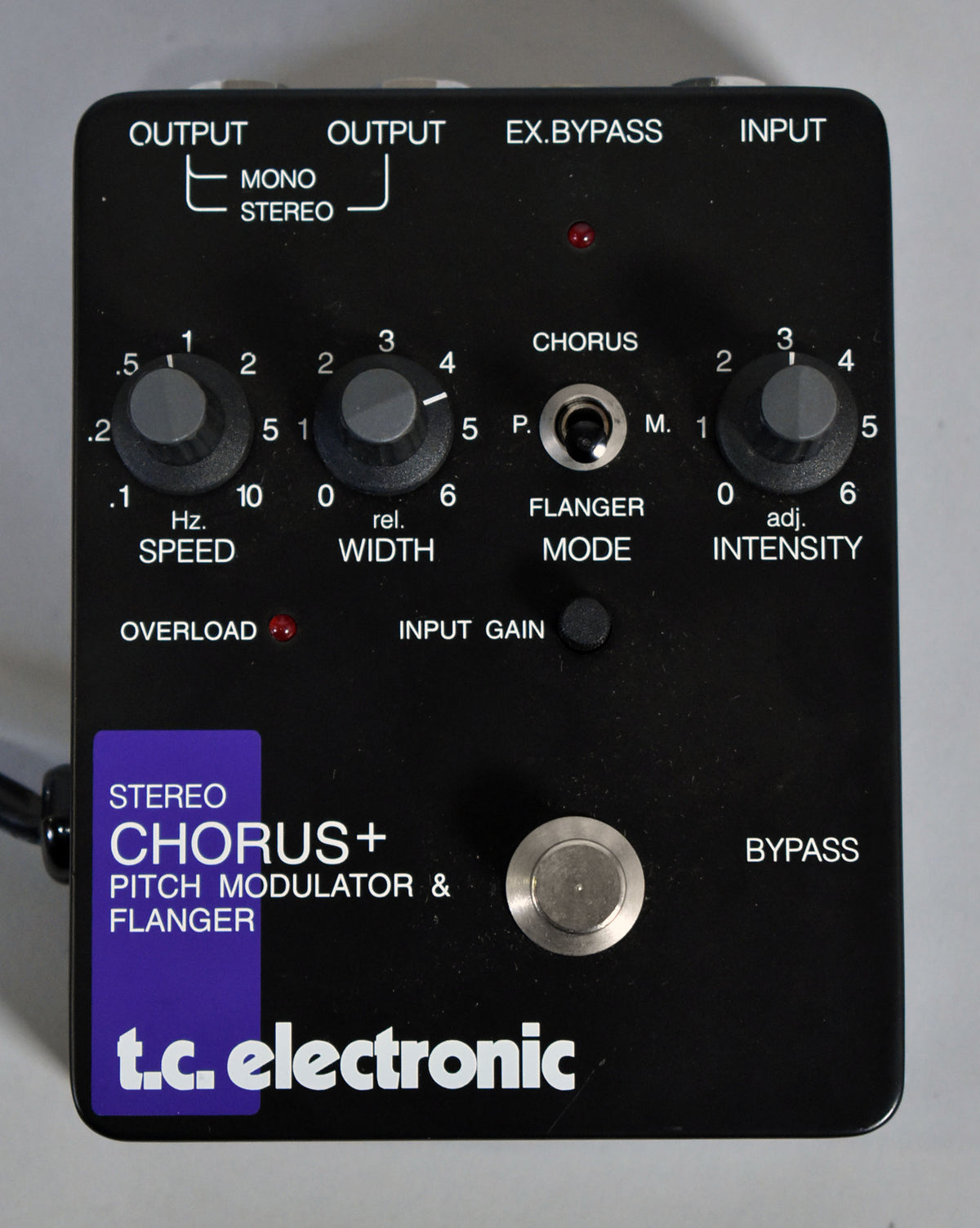 TC Electronic Stereo Chorus+ Pitch Modulator & Flanger Pedal Reissue
