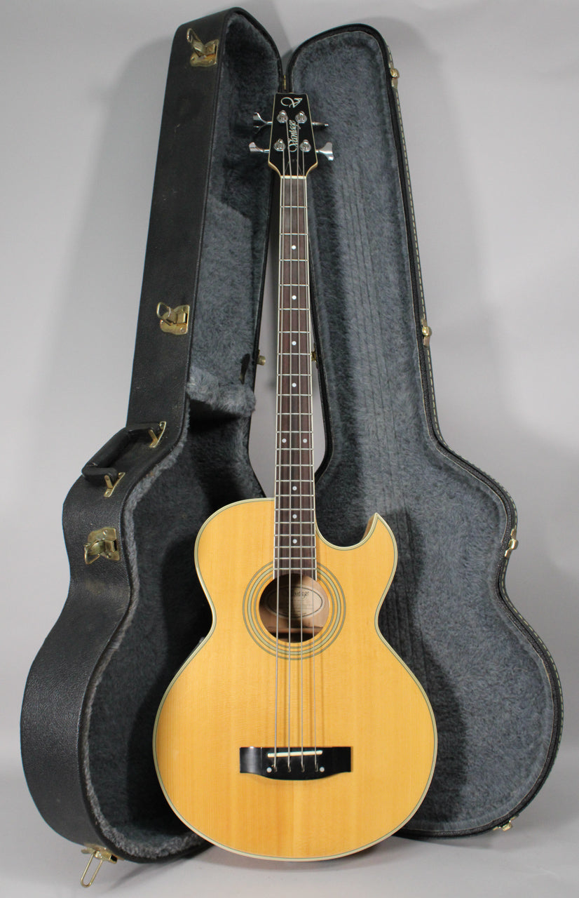 Washburn Vantage VB30CE Acoustic-Electric Cutaway Bass Natural w