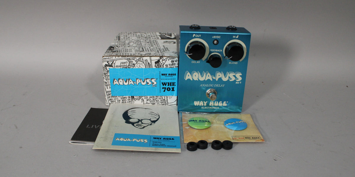 Way Huge Aqua Puss MKII Analog Delay Pedal – Imperial Vintage Guitars Way Huge Aqua Puss MKII Analog Delay Pedal – Imperial Vintage Guitars
