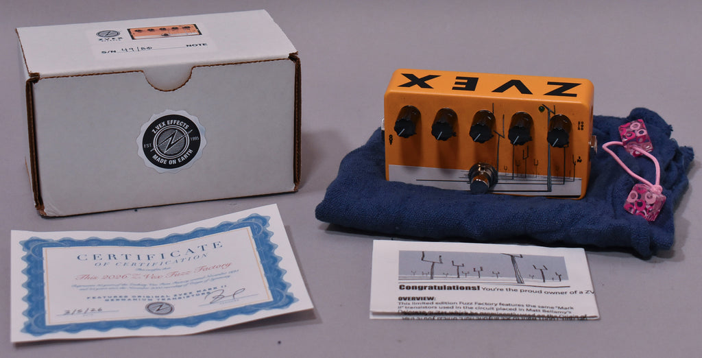 ZVEX Effects x Manson Origin Of Symmetry Fuzz Factory Print Edition 49/80 w/BOX