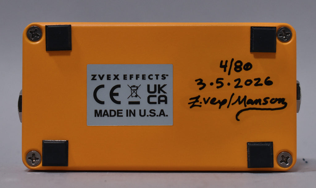 ZVEX Effects x Manson Origin Of Symmetry Fuzz Factory Print Edition 4/80 w/BOX