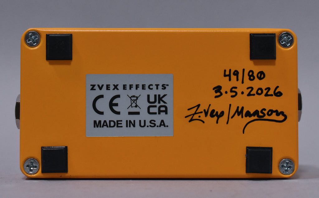 ZVEX Effects x Manson Origin Of Symmetry Fuzz Factory Print Edition 49/80 w/BOX