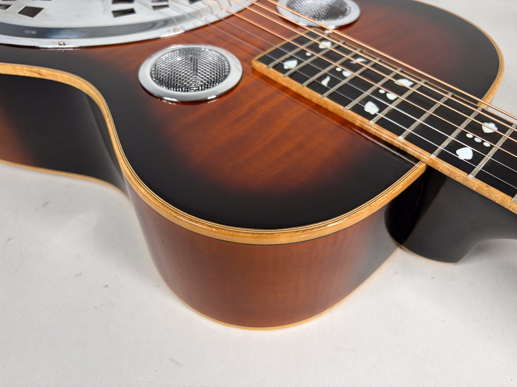Gold Tone Paul Beard Deluxe Roundneck Resonator Sunburst Finish w/OHSC