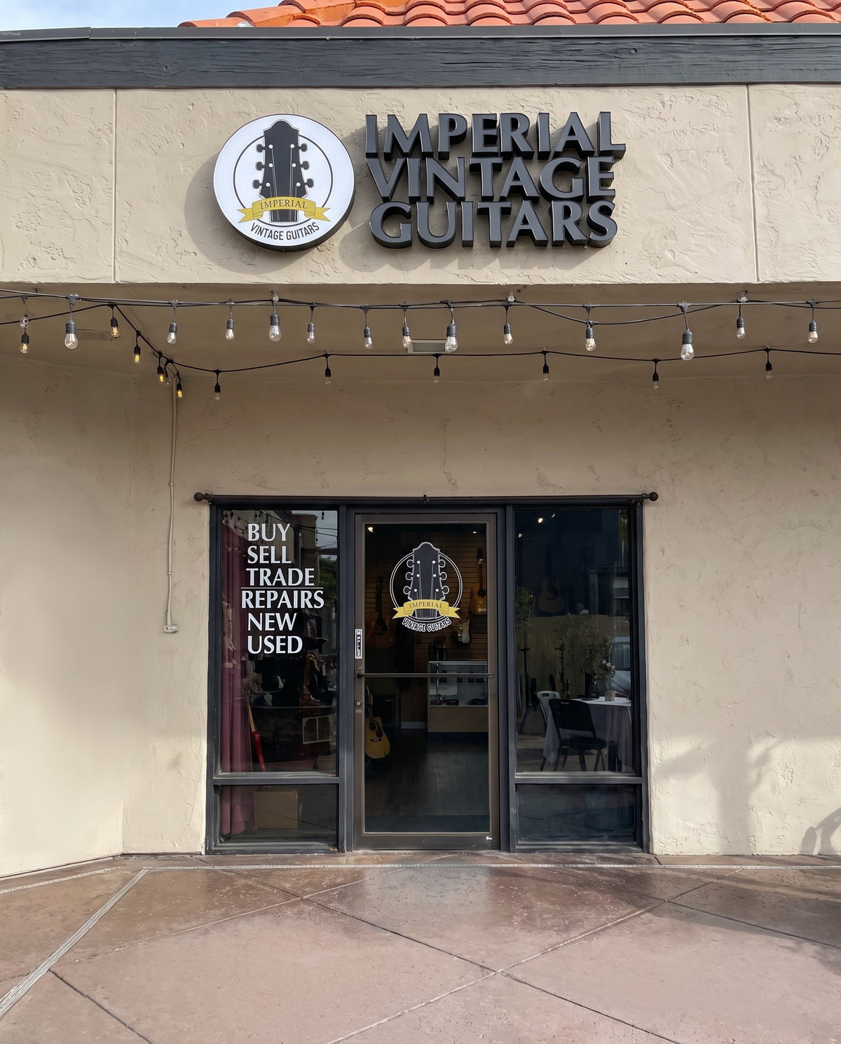 Imperial Vintage Guitars storefront in San Diego