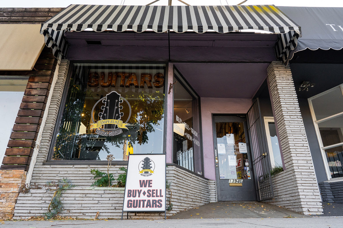 Imperial Vintage Guitars storefront in Sherman Oaks