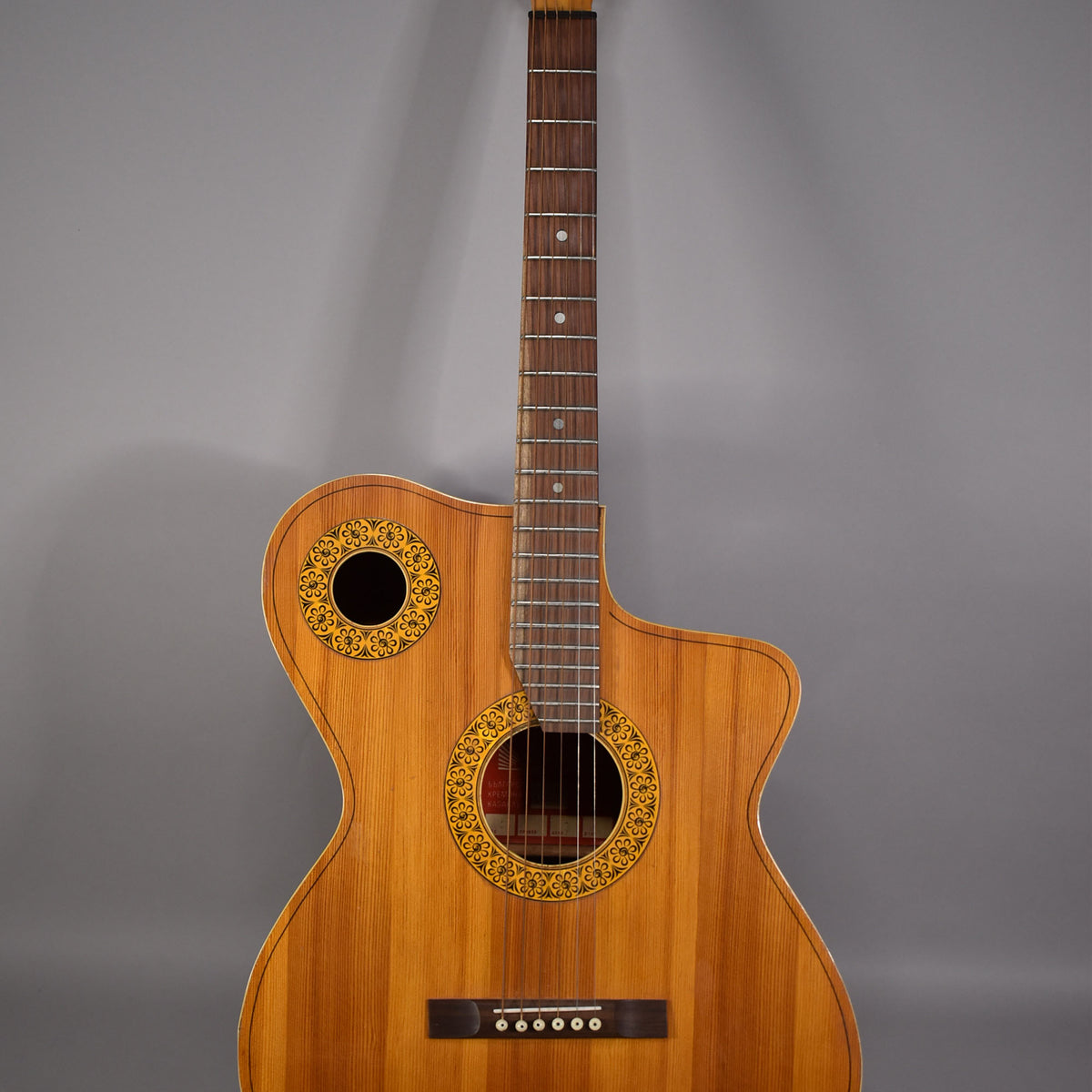 acoustic guitar 改造 1970s Kremona Zornitsa Made In Bulgaria Natural Finish Acoustic