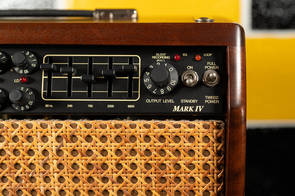 Mesa Boogie Mark IV B Short Chassis Wood Wicker Imbuia w/Two 1x12" Thiele Cabs Roadcases