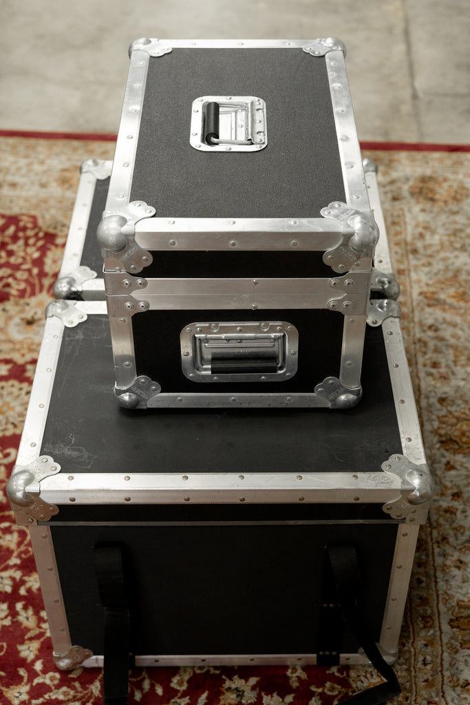 Mesa Boogie Mark IV B Short Chassis Wood Wicker Imbuia w/Two 1x12" Thiele Cabs Roadcases