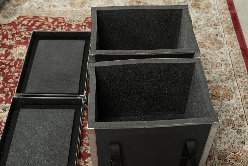 Mesa Boogie Mark IV B Short Chassis Wood Wicker Imbuia w/Two 1x12" Thiele Cabs Roadcases