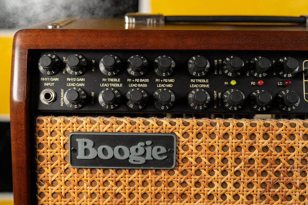 Mesa Boogie Mark IV B Short Chassis Wood Wicker Imbuia w/Two 1x12" Thiele Cabs Roadcases