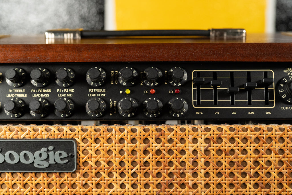 Mesa Boogie Mark IV B Short Chassis Wood Wicker Imbuia w/Two 1x12" Thiele Cabs Roadcases