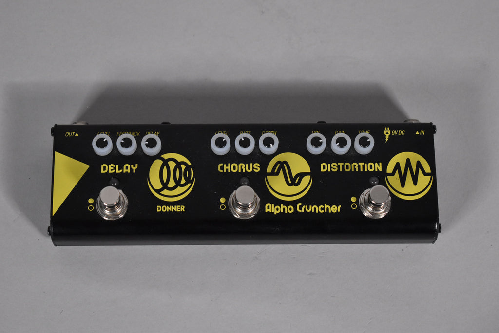 donner pedals Donner Alpha Cruncher Multi Effects Pedal – Imperial Vintage Guitars