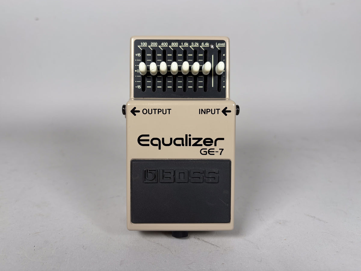 2004 Boss GE-7 Equalizer MIT Silver Label Effect Pedal w/Box