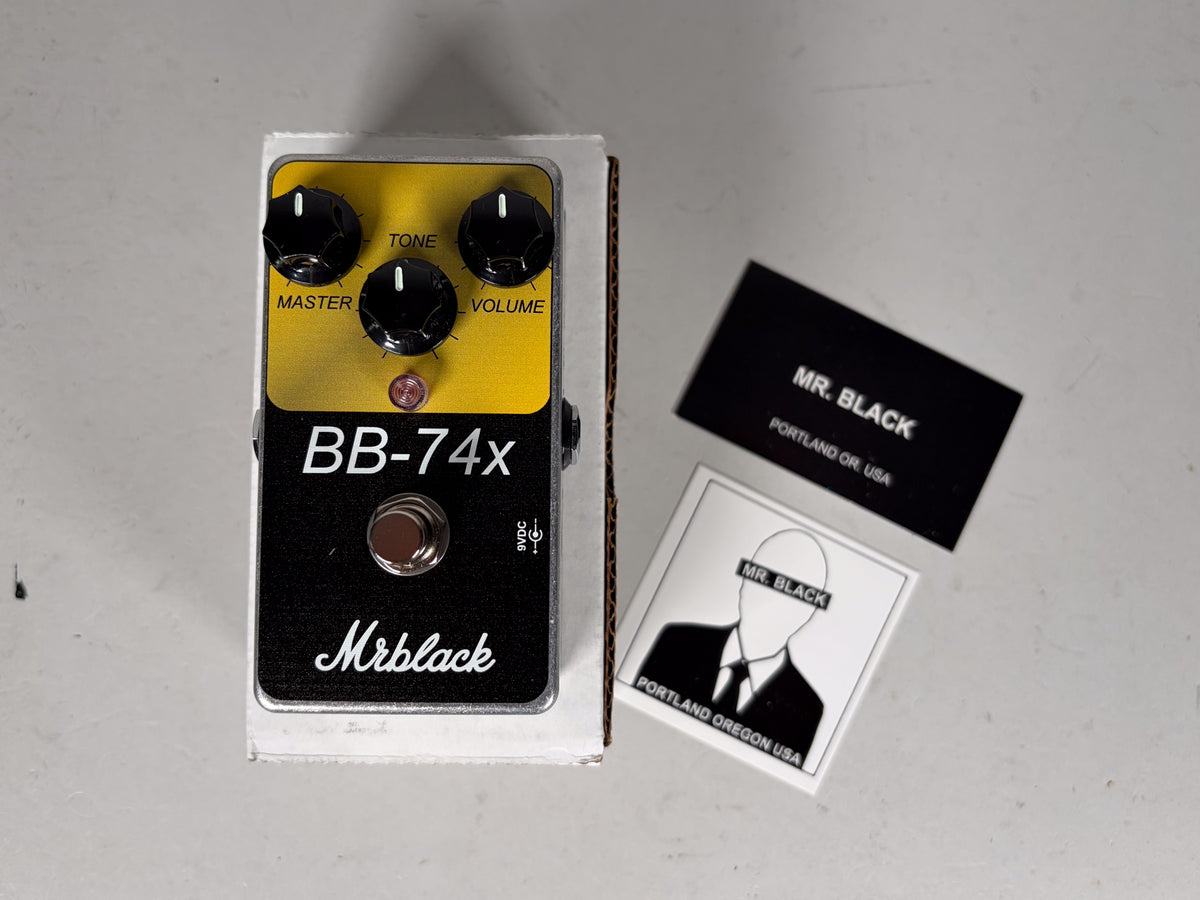 Mr. Black BB-74x Overdrive Effect Pedal w/Box