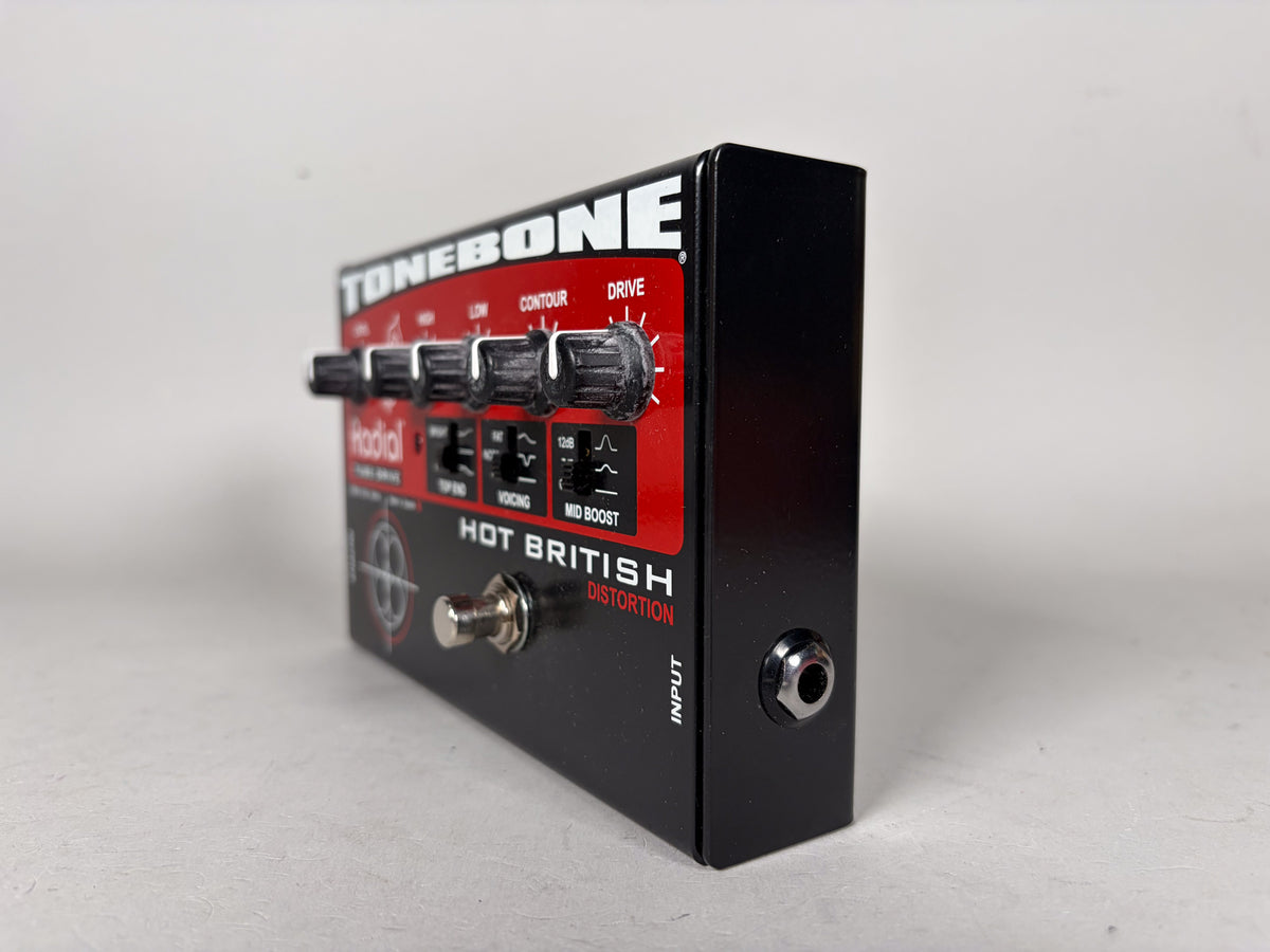 Radial Tonebone Hot British Tube Distortion Effect Pedal w/Box