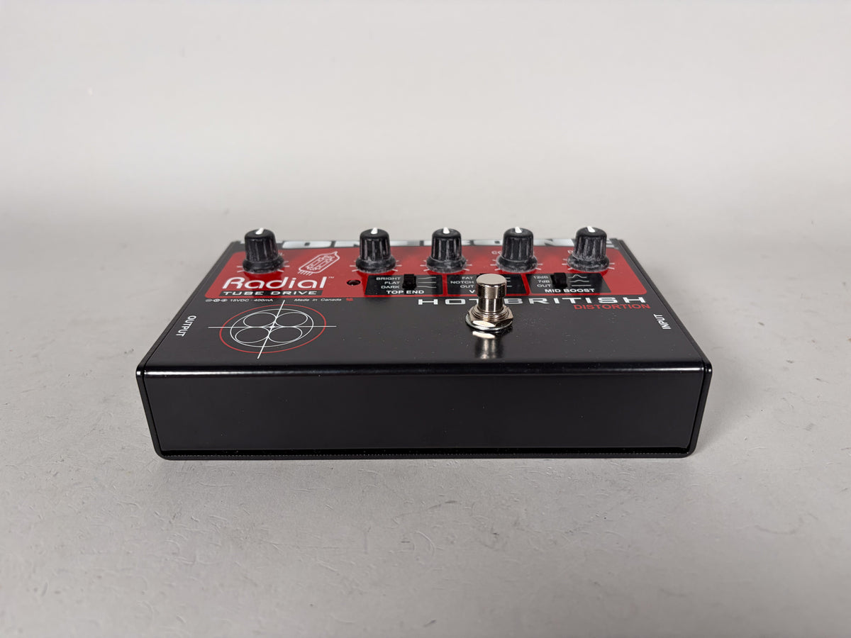 Radial Tonebone Hot British Tube Distortion Effect Pedal w/Box
