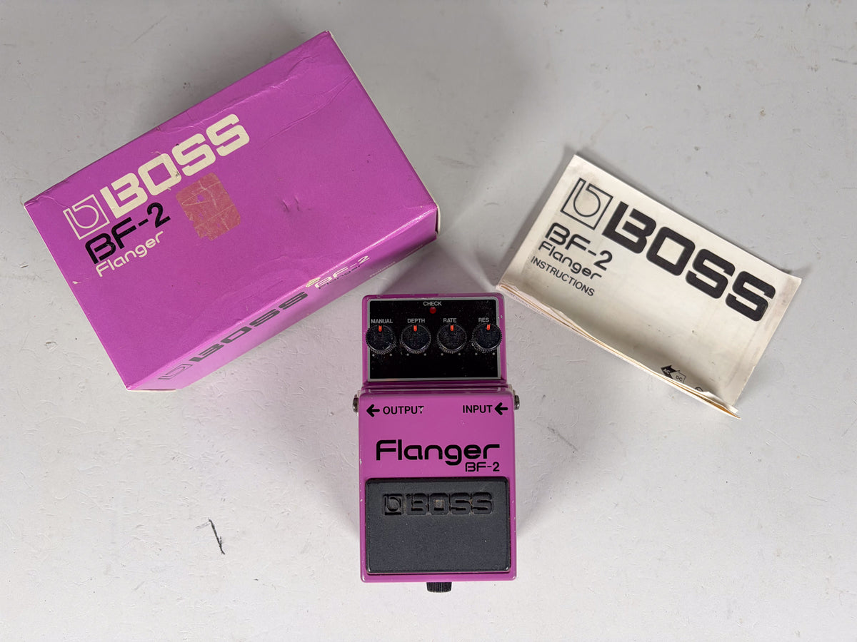 1986 Boss BF-2 Flanger MIJ Effect Pedal w/Box
