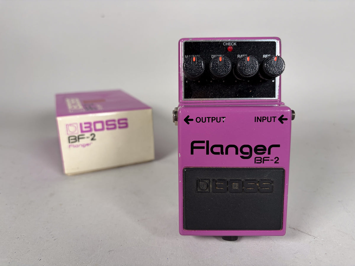 1986 Boss BF-2 Flanger MIJ Effect Pedal w/Box