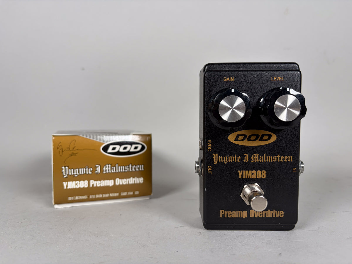DOD Yngwie Malmsteen Preamp Overdrive YJM308 Effect Pedal w/Box