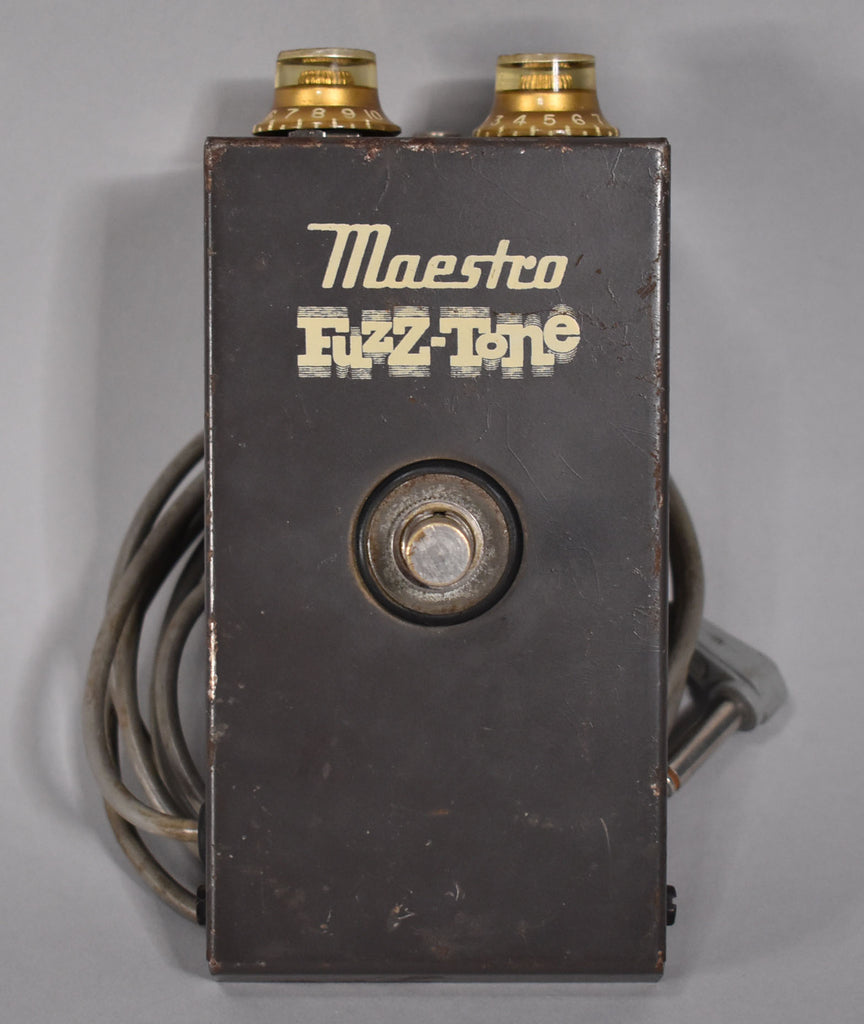 maestro effects pedals 1960s Maestro FZ-1A Fuzz Tone Effect Pedal Grey – Imperial Vintage Guitars